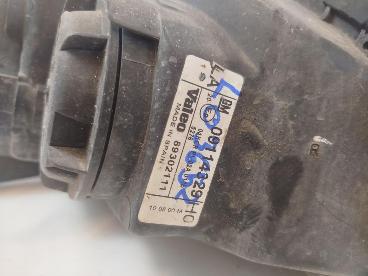 Opel Corsa C Scheinwerfer vorn links Hauptscheinwerfer Halogen Valeo OEM