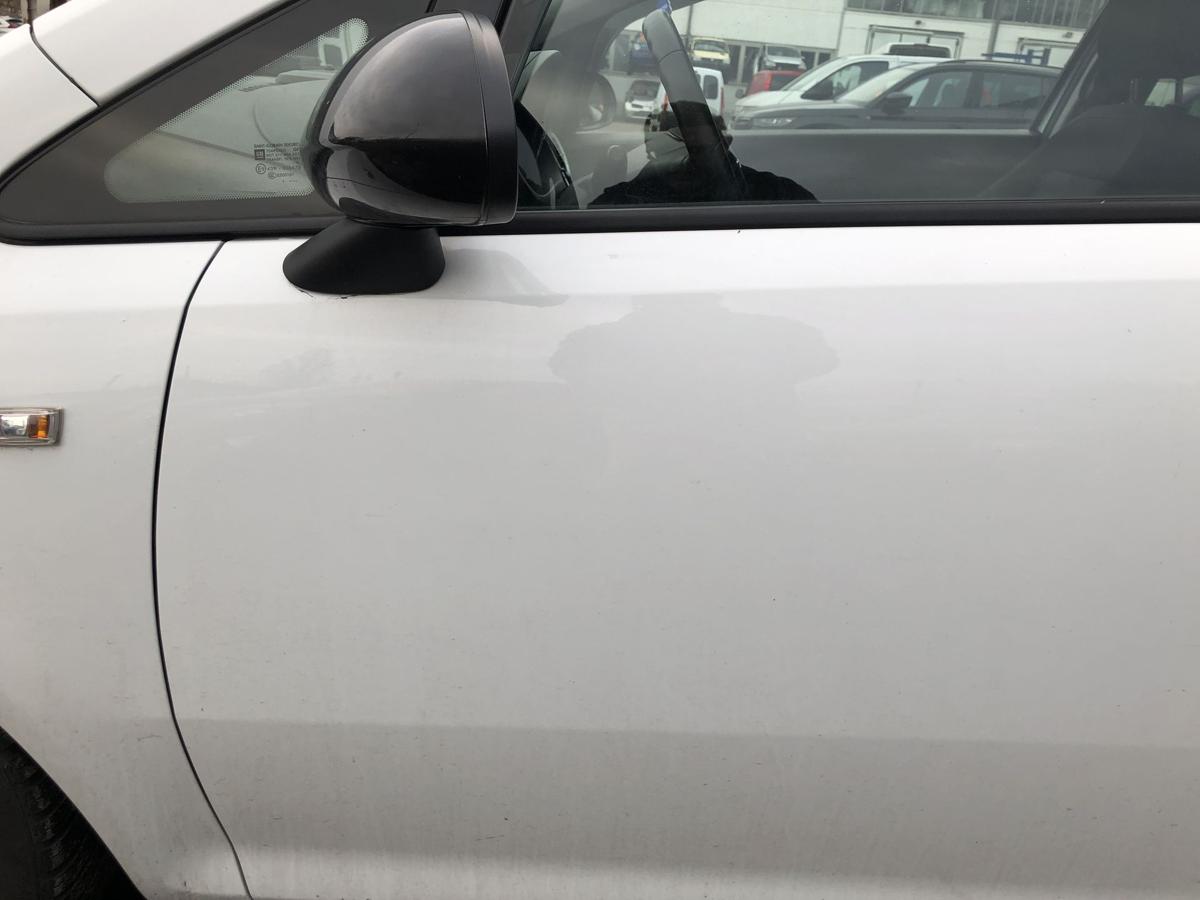 Opel Corsa D 06-14 Tür vorn links 3türer Fahrertür GFO Casablancaweiss Rohbau