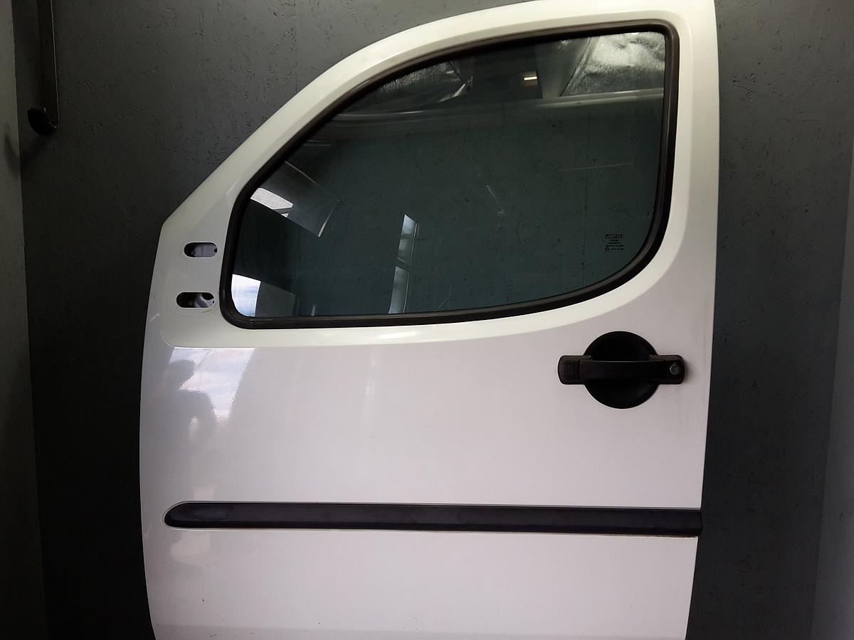 Fiat Doblo 223 org Tür vorne links für man Fensterheber 249-BIANCO Weiss Bj 2001