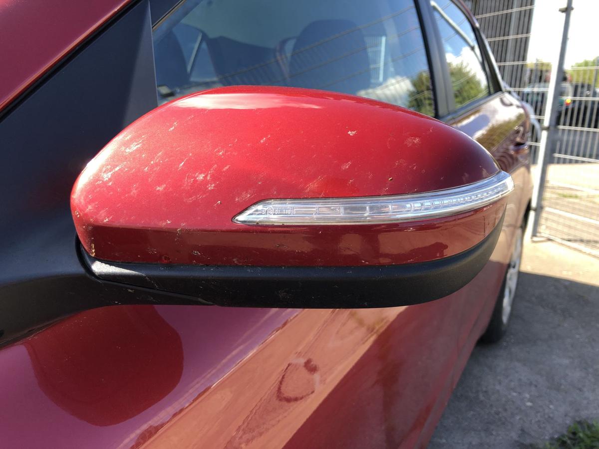 Hyundai i20 GB Au&szlig;enspiegel links Spiegel elektrisch anklappbar Passion Red OR