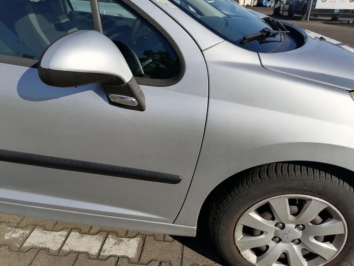Peugeot 207 original T&uuml;r vorn rechts EZR Aluminium Grau 3-T&uuml;rer Rohbau Bj.2007