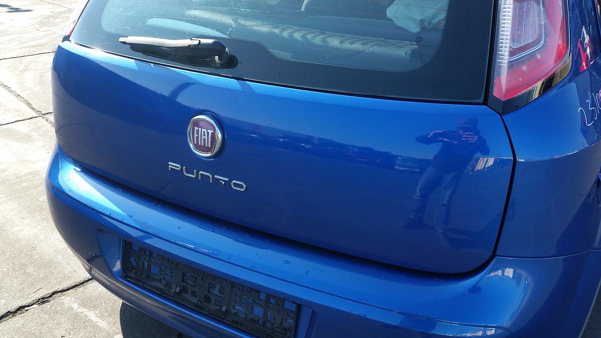 Fiat Punto 199 orig Heckklappe mit Scheibe 5trg 494B Jazz Blau Bj 2012