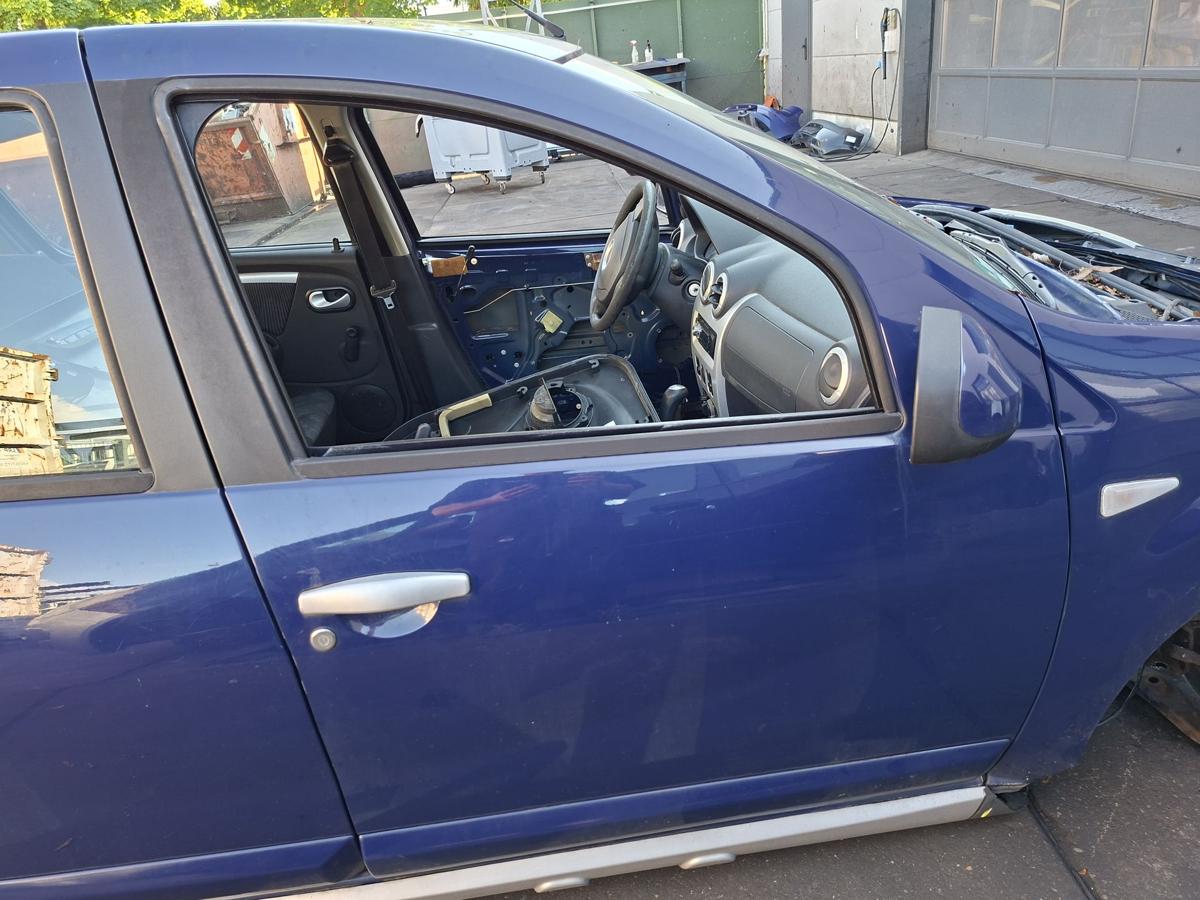 Dacia Sandero original Tür vorn rechts EZ 2010 OV61H-Blue Marine