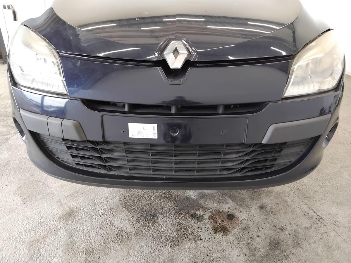 Renault Megane 3 orig Sto&szlig;stange Stossf&auml;nger vorn NV472 Bleu Crepuscule BJ2009
