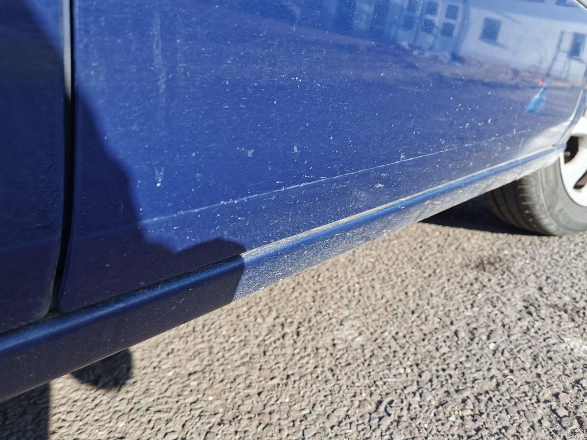 Opel Zafira A Beifahrert&uuml;r T&uuml;r Autot&uuml;r Rohbaut&uuml;r vorn rechts Z20Z Atlantikblau