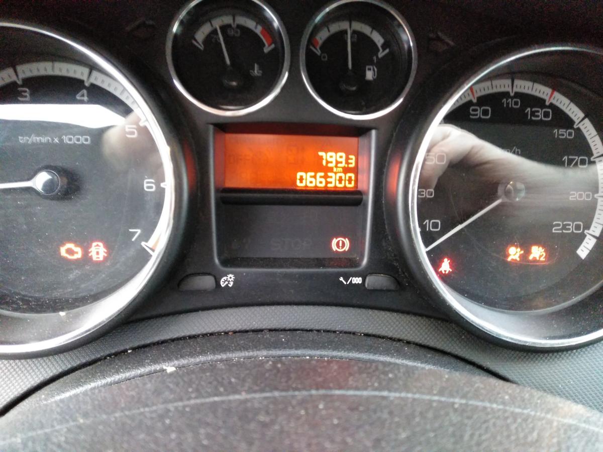 Motor 5FW 1.6 88kw 66300km Peugeot 308 Bj.2009