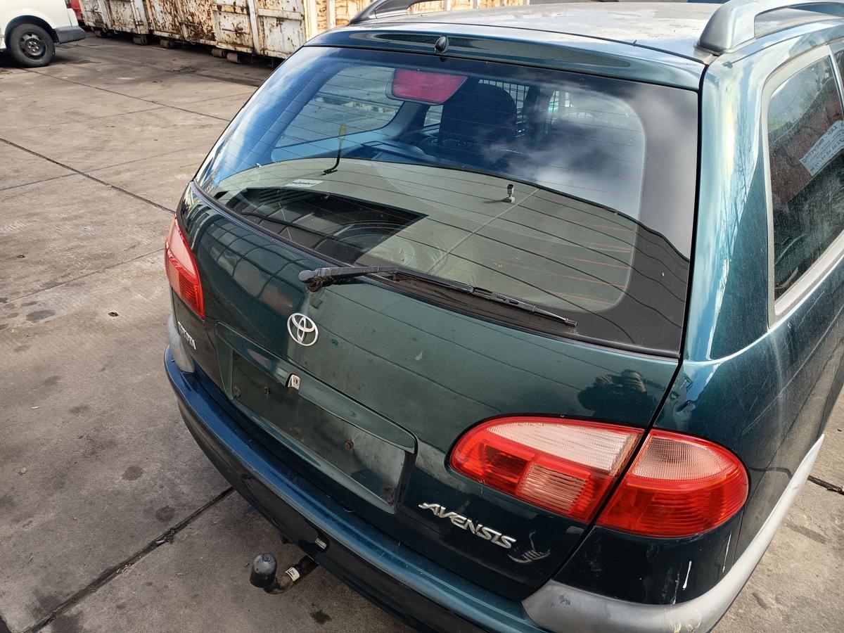Toyota Avensis T22 Kombi original Heckklappe mit Scheibe 6S3 Gr&uuml;n Bj 2001