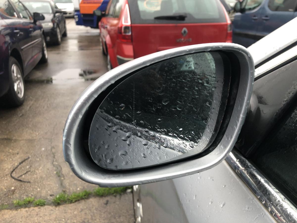 VW Passat 3C B6 Au&szlig;enspiegel links R&uuml;ckspiegel elek anklappbar LA7W silber