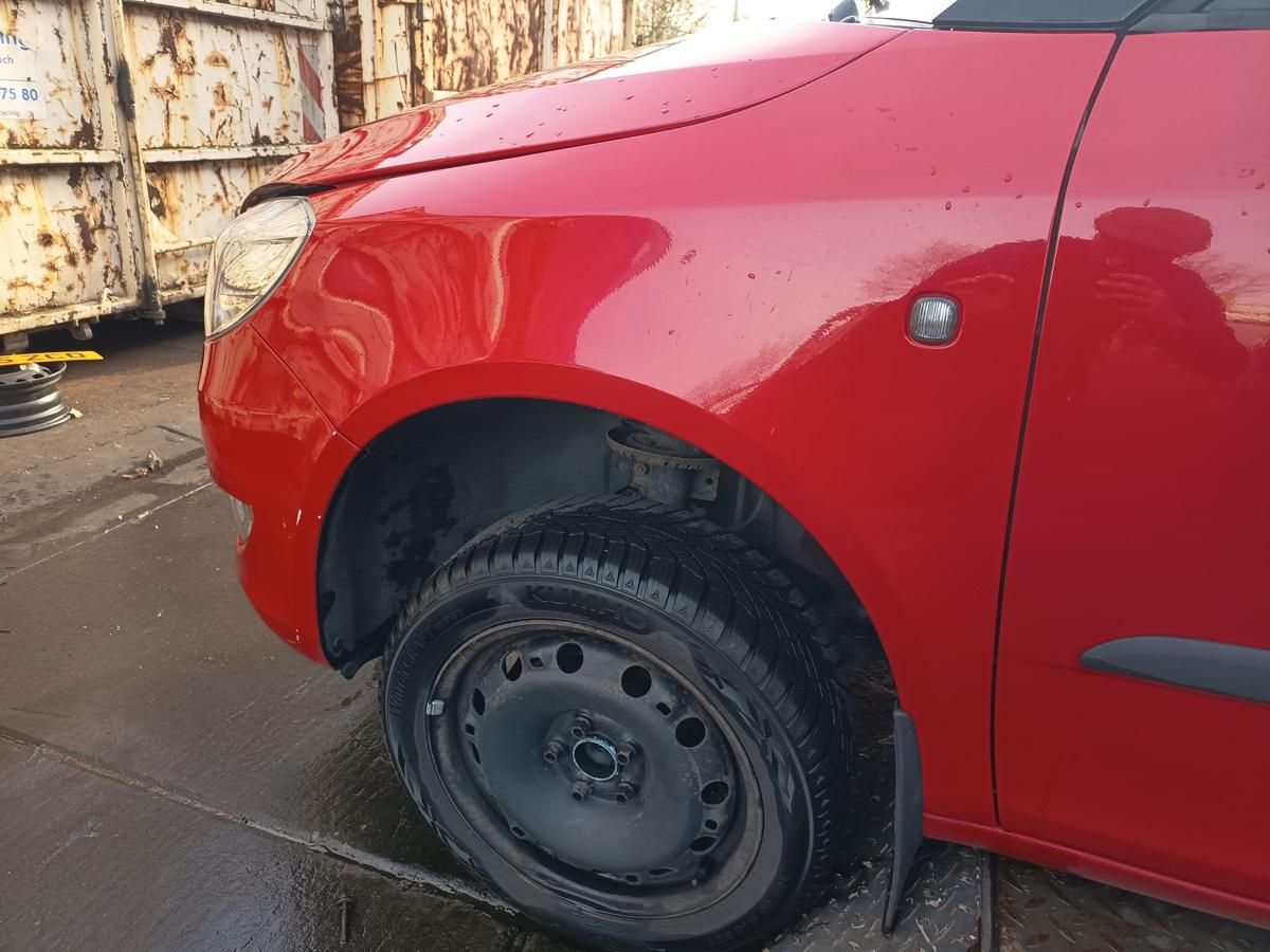 Skoda Fabia 5J orig Kotflügel links LF3K Rot ab 2010