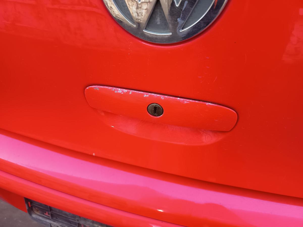 VW Polo 9N3 original Heckklappe mit Scheibe Deckel hinten P3G Flashrot Bj 2006
