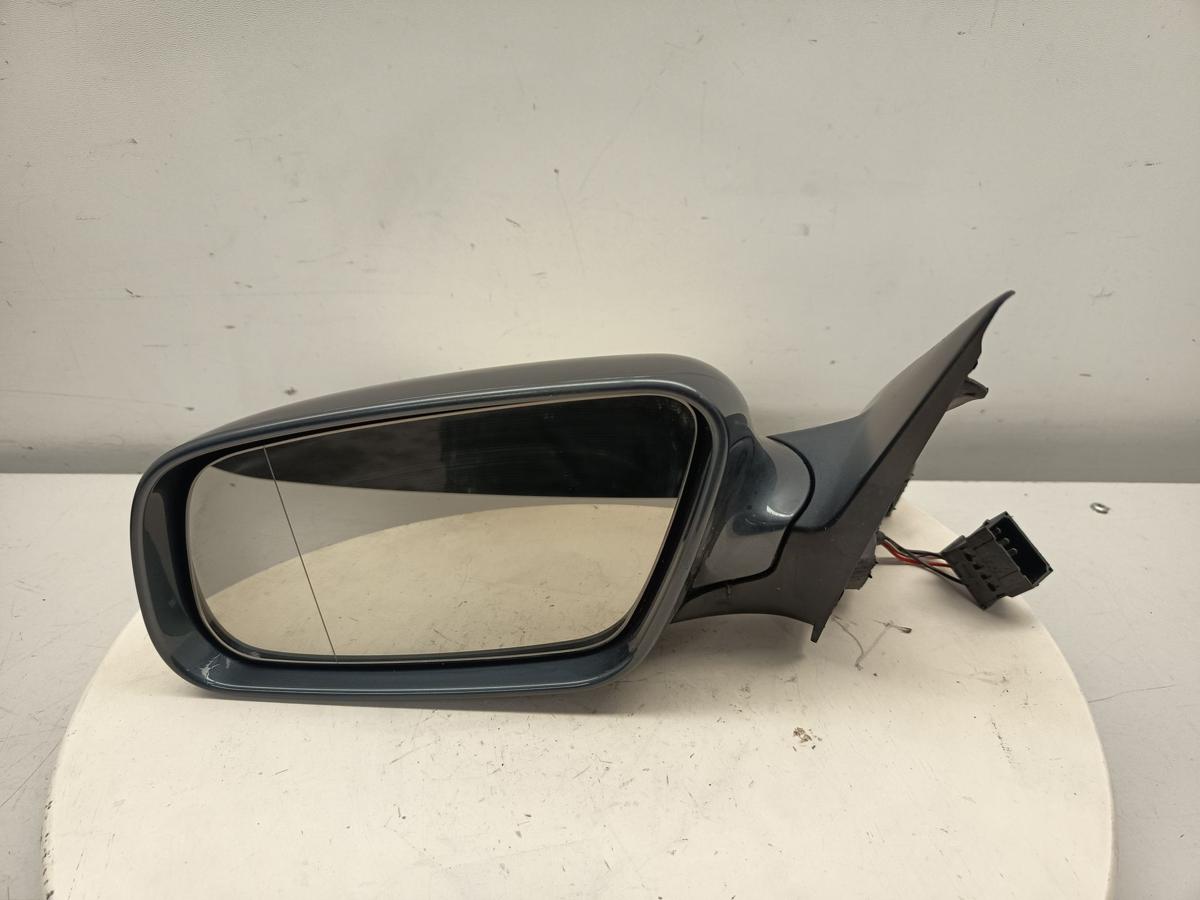 Audi A6 original Au&szlig;enspiegel links elektrisch LX7Z Delfingrau Baujahr 2003