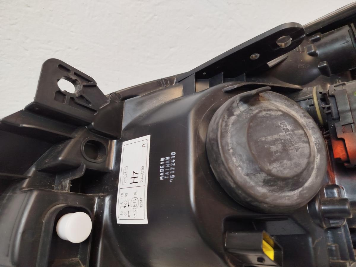 Renault Clio 3 III R Scheinwerfer rechts Lampe Hauptscheinwerfer Halogen bis 09