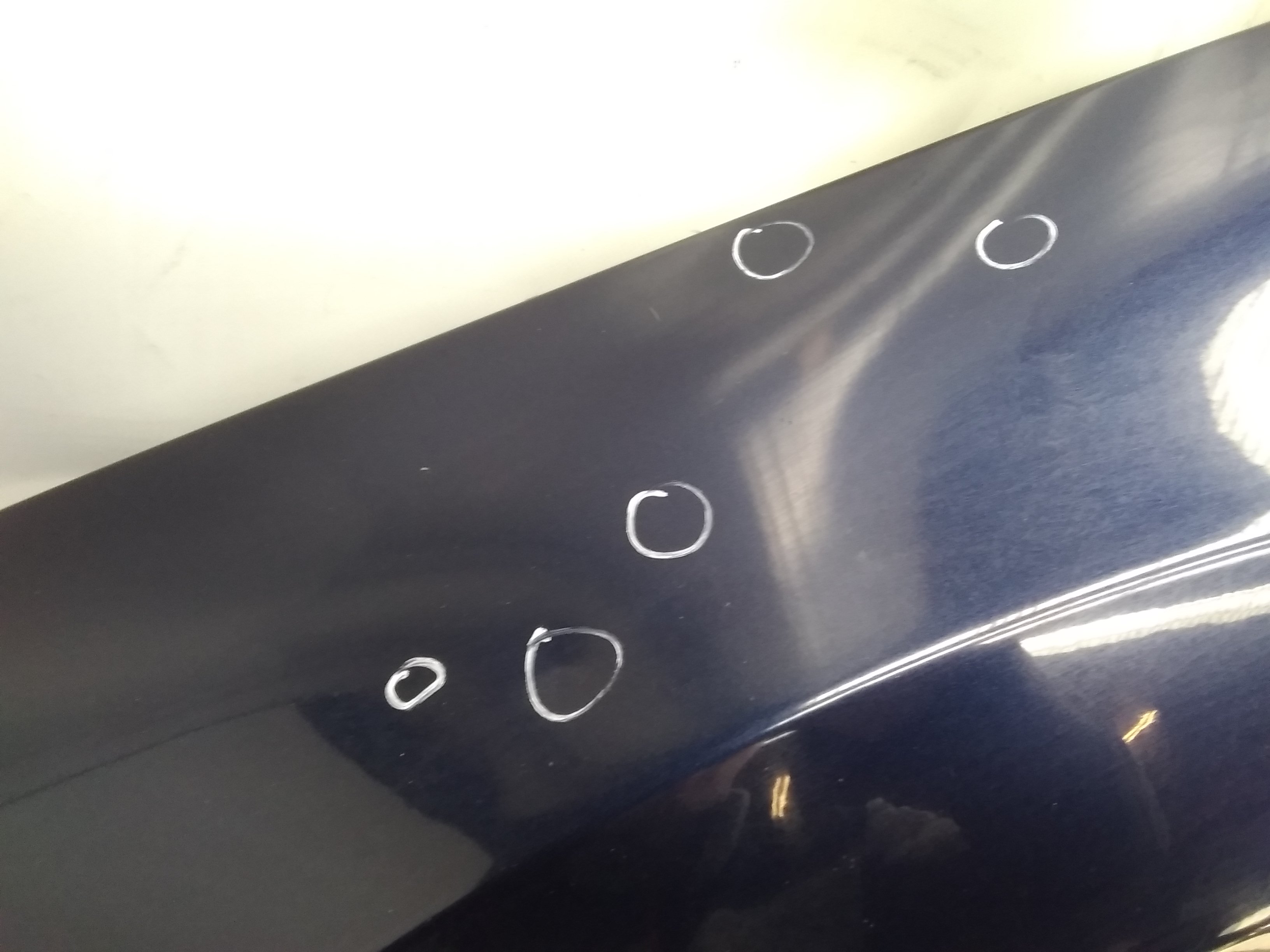 Ford Mondeo BA7 BJ 2008 original Kotfl&uuml;gel links atlantikblaumetallic