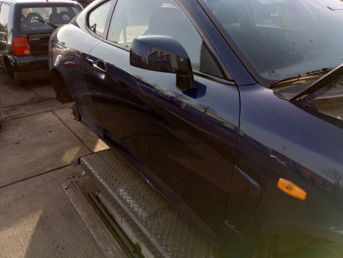 Hyundai Coupé orig Rohtür rechts Beifahrer UC Carbon Blue Mica Bj 2002