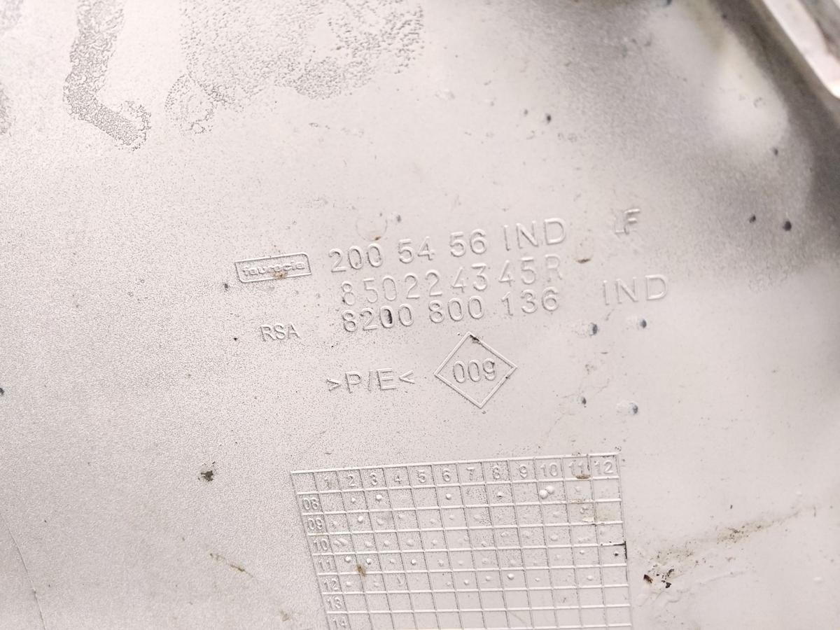 Renault Clio 3 Facelift orig Sto&szlig;stange Stossf&auml;nger hinten Flie&szlig;heck wei&szlig; BJ2009