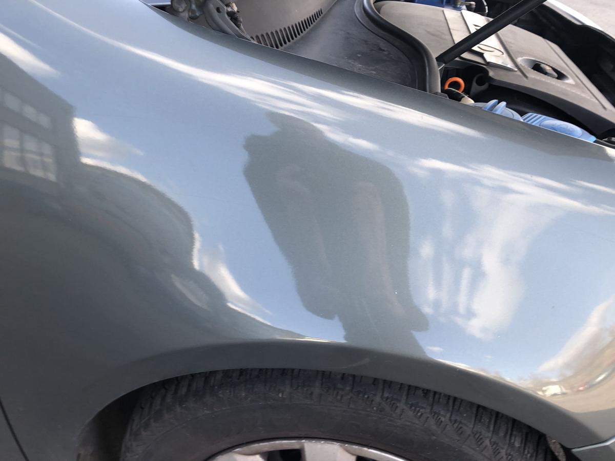 VW Golf 5 V 1K Kotfl&uuml;gel vorn rechts Beifahrerseite LA6Q Sagegreen kein OE