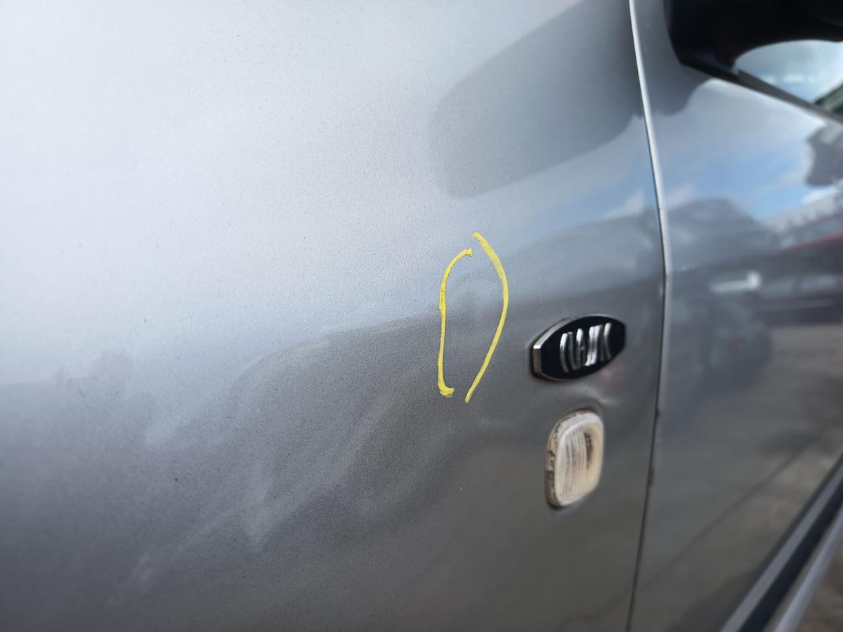 Skoda Fabia 6Y original Kotfl&uuml;gel links Seitenteil F7T Diamantsilber Bj 2002