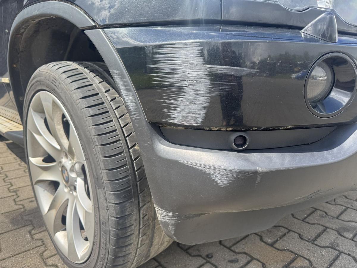 BMW X5 E53 original Sto&szlig;stange Stossf&auml;nger vorn 475 Blacksaphire Metallic