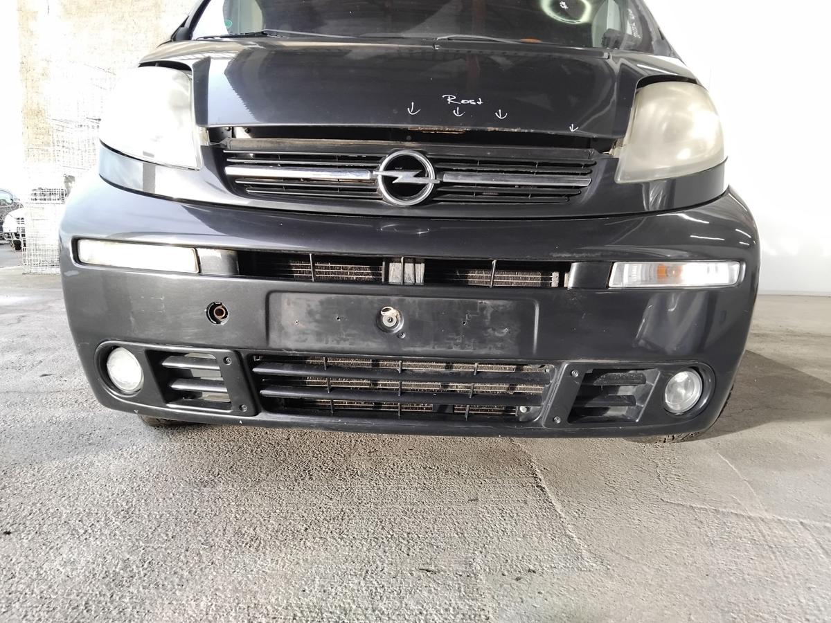 Opel Vivaro A original Stossfänger Stoßstange vorn BJ2003 L298 mitternachtschwarzmetallic