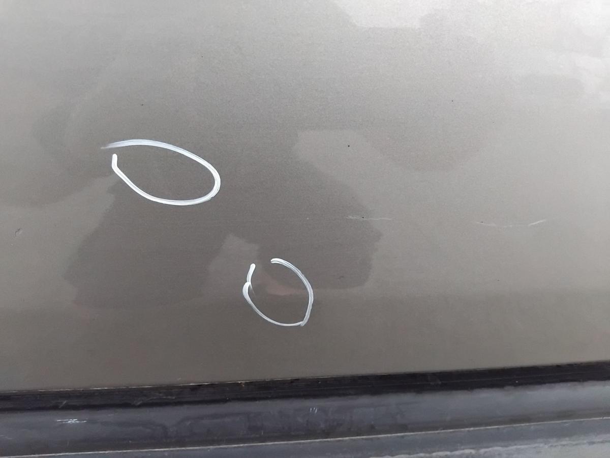 Audi 80 B3 Typ 89 T&uuml;r vorn rechts Beifahrert&uuml;r LY6U Papyrusmetallic BJ1991