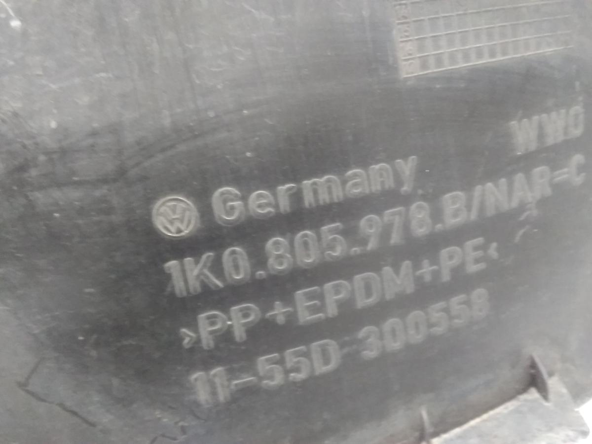 VW Golf 5 1K original Radhausschale vorn rechts Vorderteil+Hinterteil BJ2008