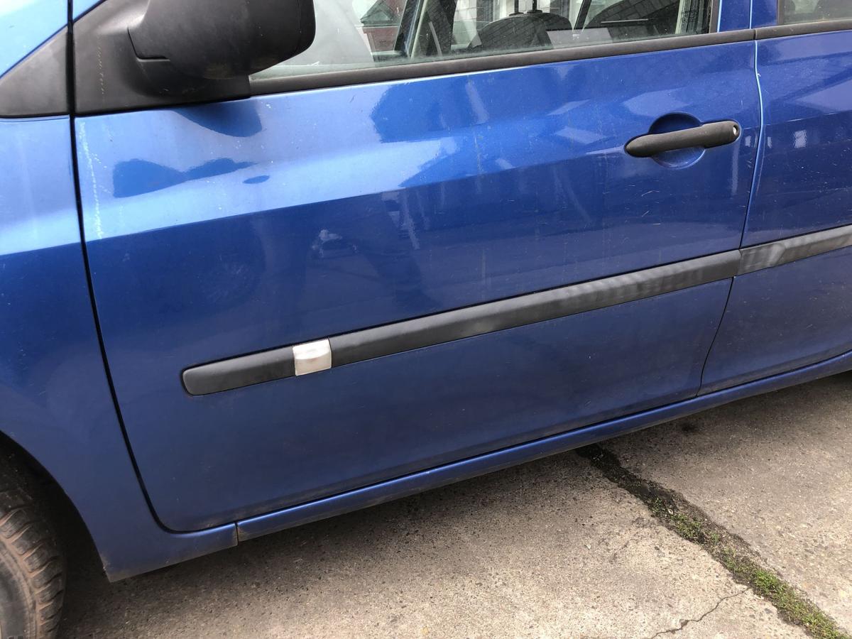 Renault Clio 3 Typ BR T&uuml;r vorn links Fahrert&uuml;r im Rohbau TERNA Blue 5-t&uuml;rig