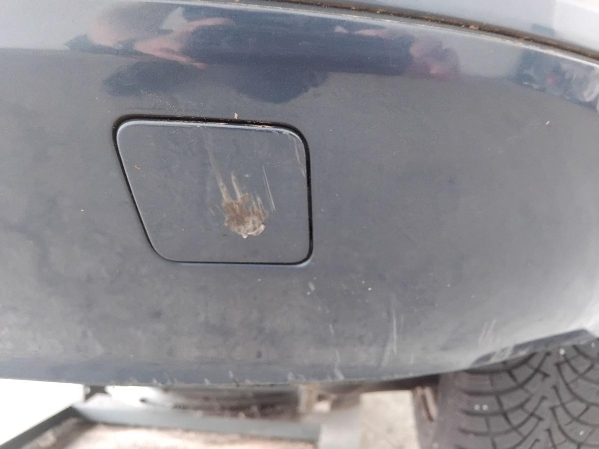 Audi A3 8P 3-t&uuml;rig orig Sto&szlig;stange Stossf&auml;nger hinten BJ2006 LZ5C Mauritiusblau