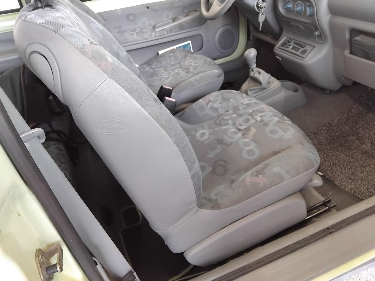Renault Twingo 1 original Sitz vorn rechts Beifahrersitz Stoff grau BJ2005