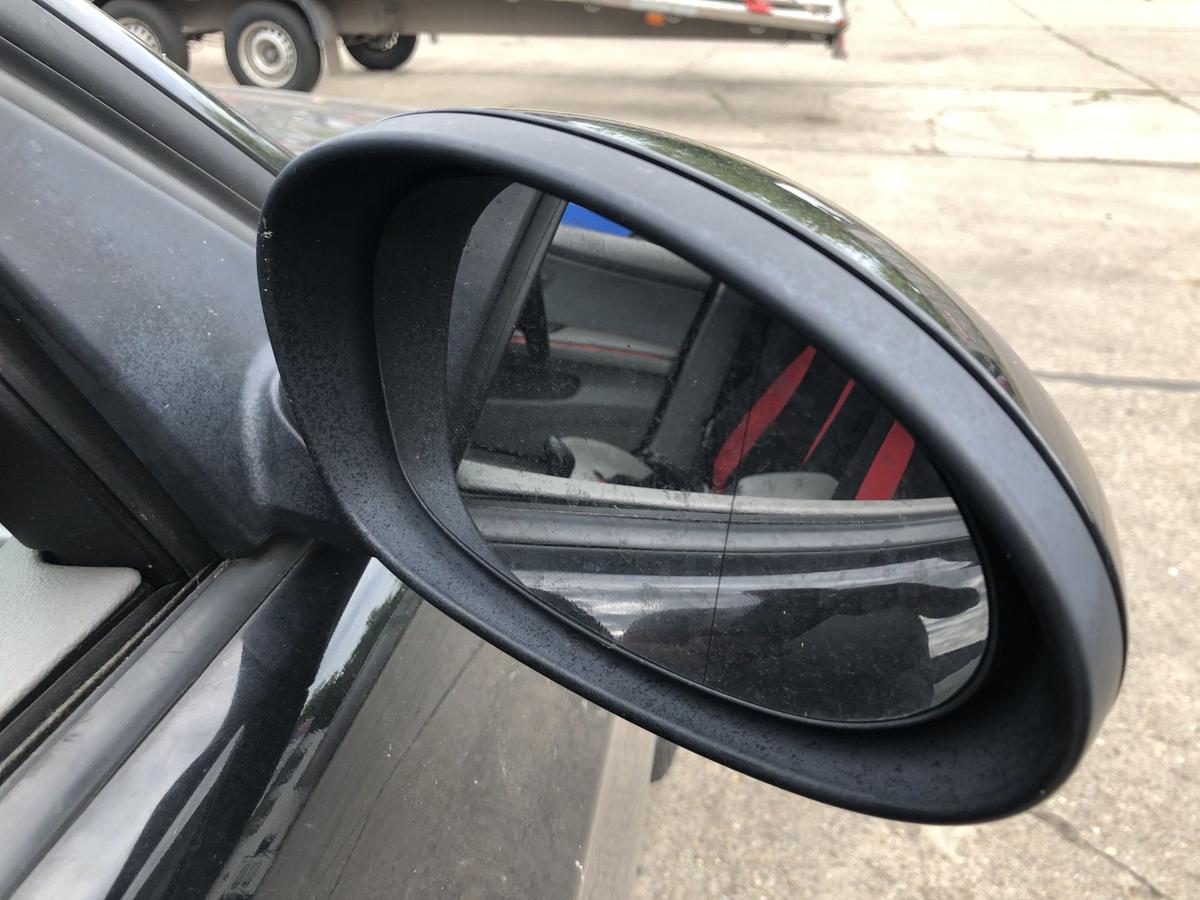 BMW 3er E90 E91 Außenspiegel rechts Seitenspiegel elektrisch schwarz II 668
