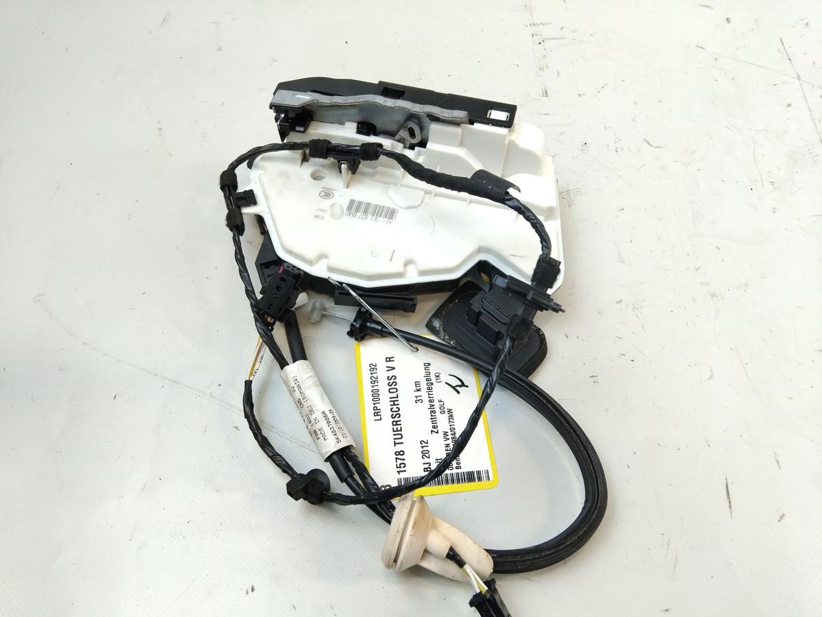 VW Golf 6 original Türschloß vorn rechts mit Zentralverriegelung Bj.2012