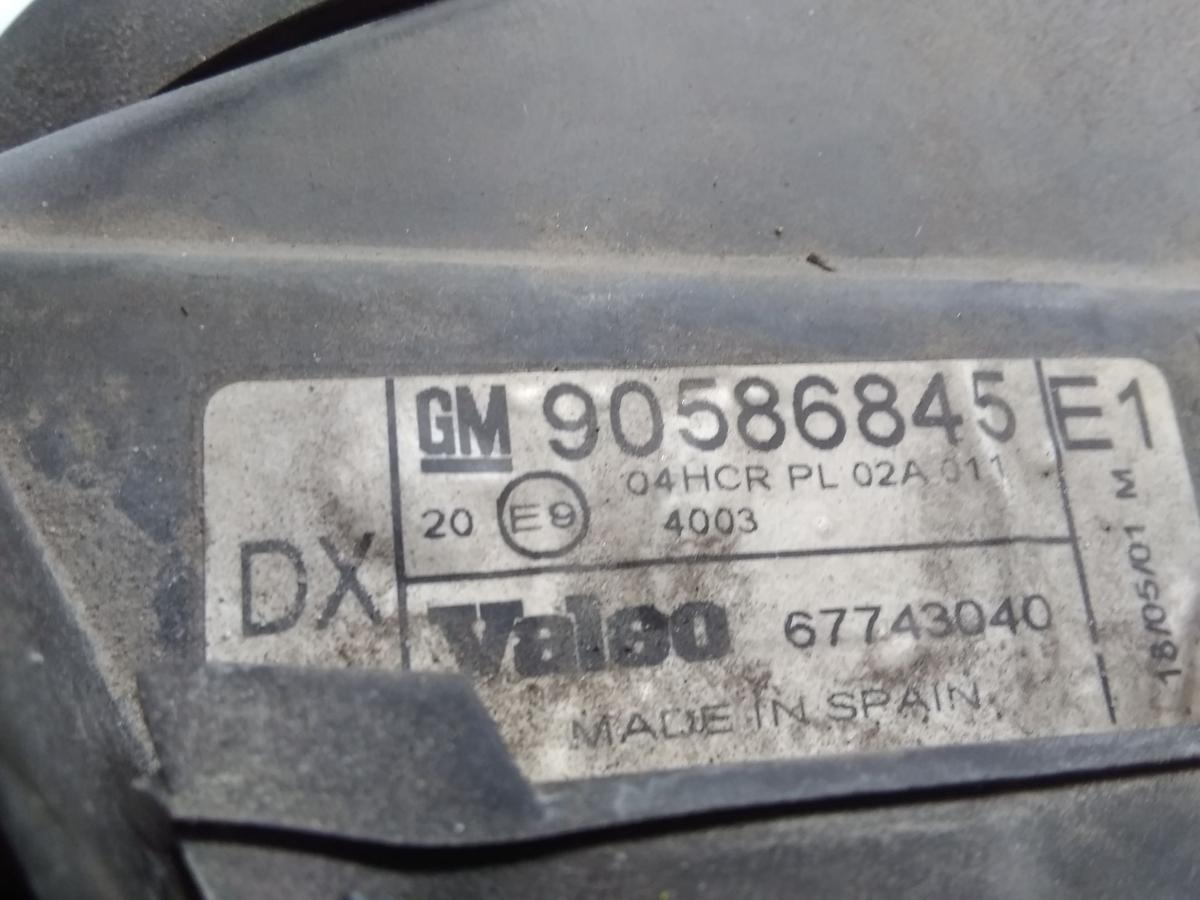 Opel Vectra B Facelift original Scheinwerfer rechts Valeo mit LWR Bj.2001