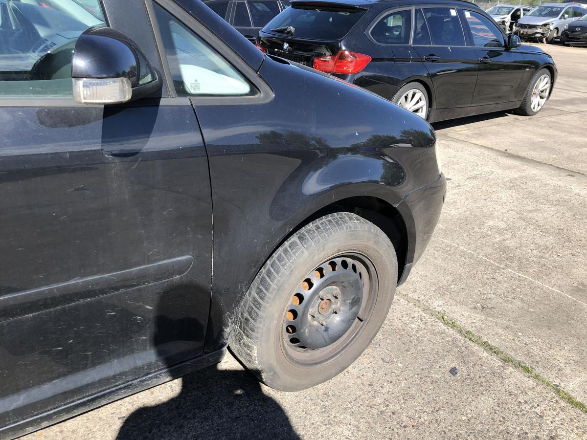 VW Touran 1T 1T1 Kotfl&uuml;gel vorn rechts Beifahrerseite LC9Z Black Magic Perl