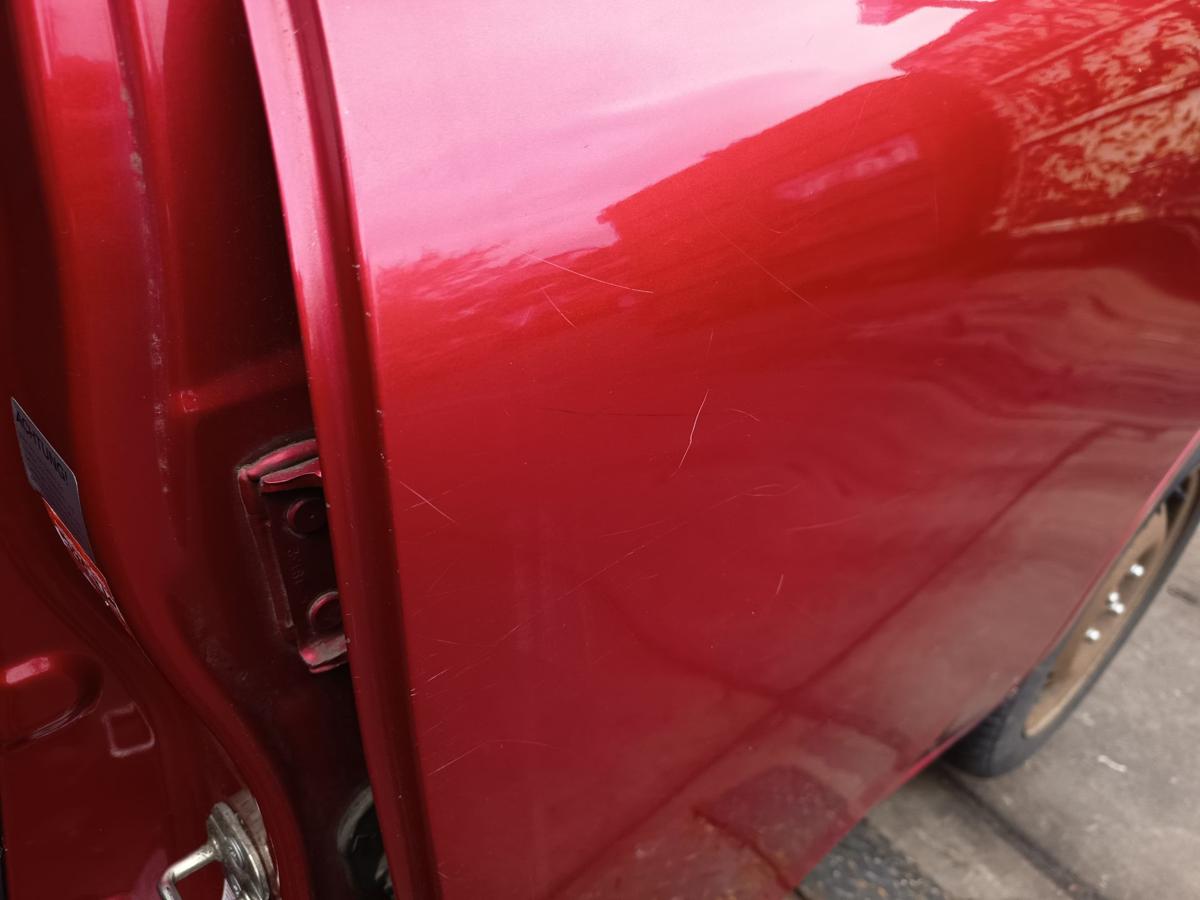 Nissan Micra K13 original T&uuml;r hinten links Fond AY4 Kaminrot Bj 2013