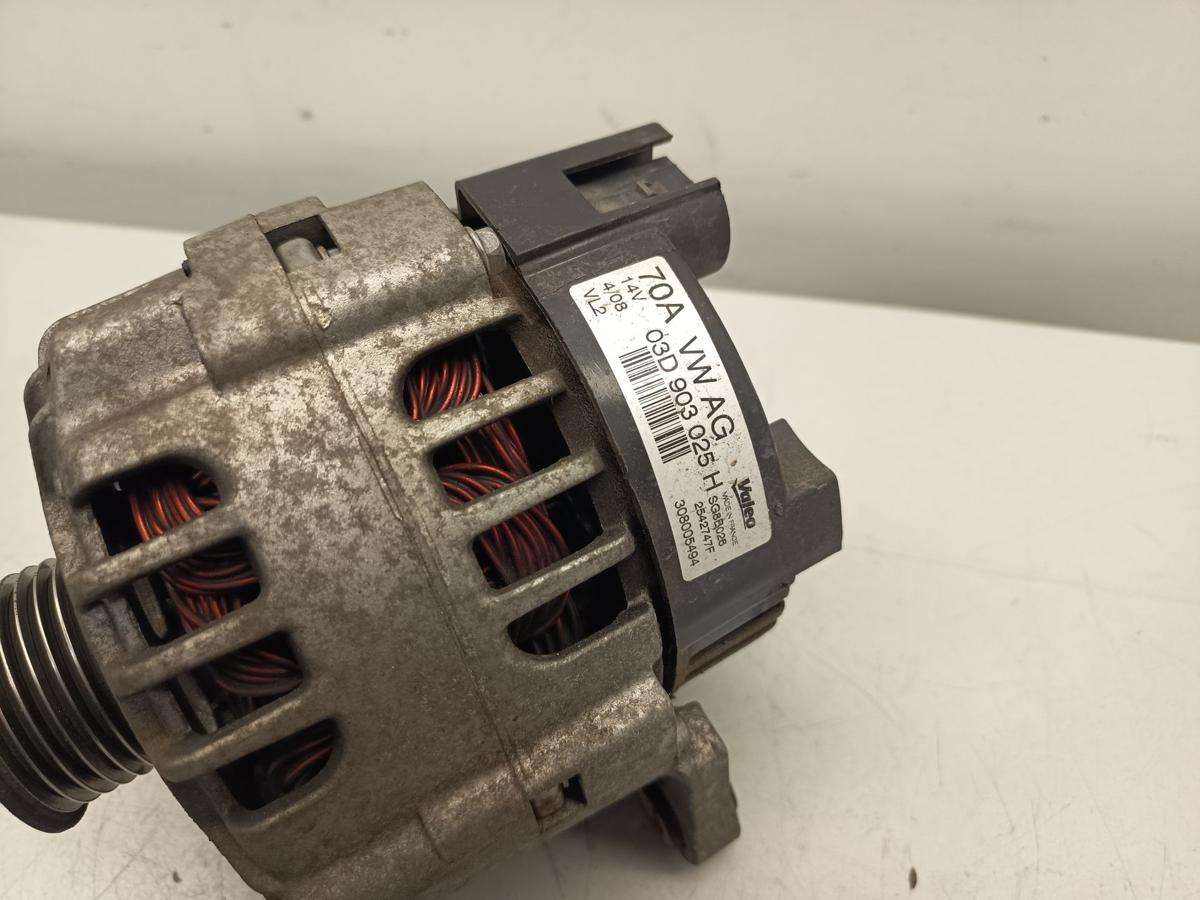 Skoda Fabia II 5J original Lichtmaschine Generator 1.2l 44kW Benzin 70A Bj 2008