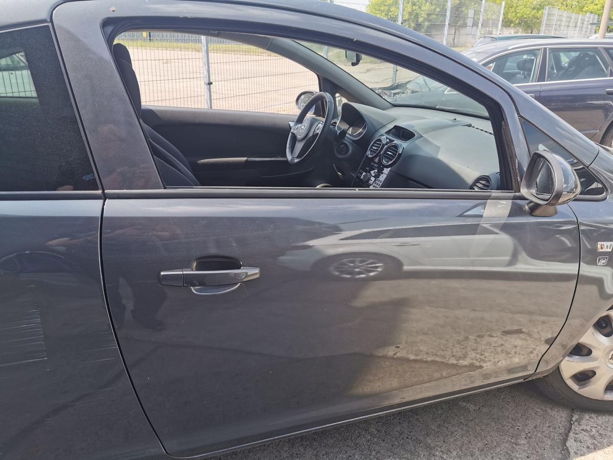 Opel Corsa D Beifahrertür Tür Autotür Rohbau vorn rechts Z177 Karbongraumet 3trg