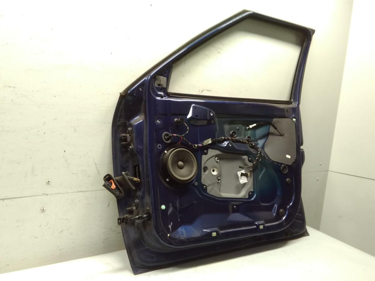 Skoda Fabia 2 5J Tür vorn rechts Beifahrertür stormblaumetallic 9462 Bj.2008