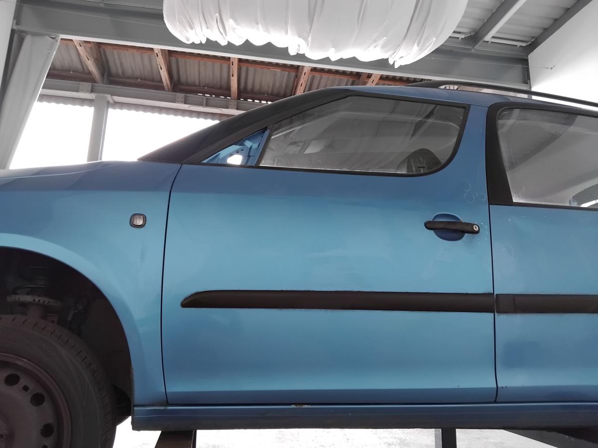 Skoda Roomster 5J Tür vorn links Fahrertür BJ2009 LF5S Indigoblaumetallic