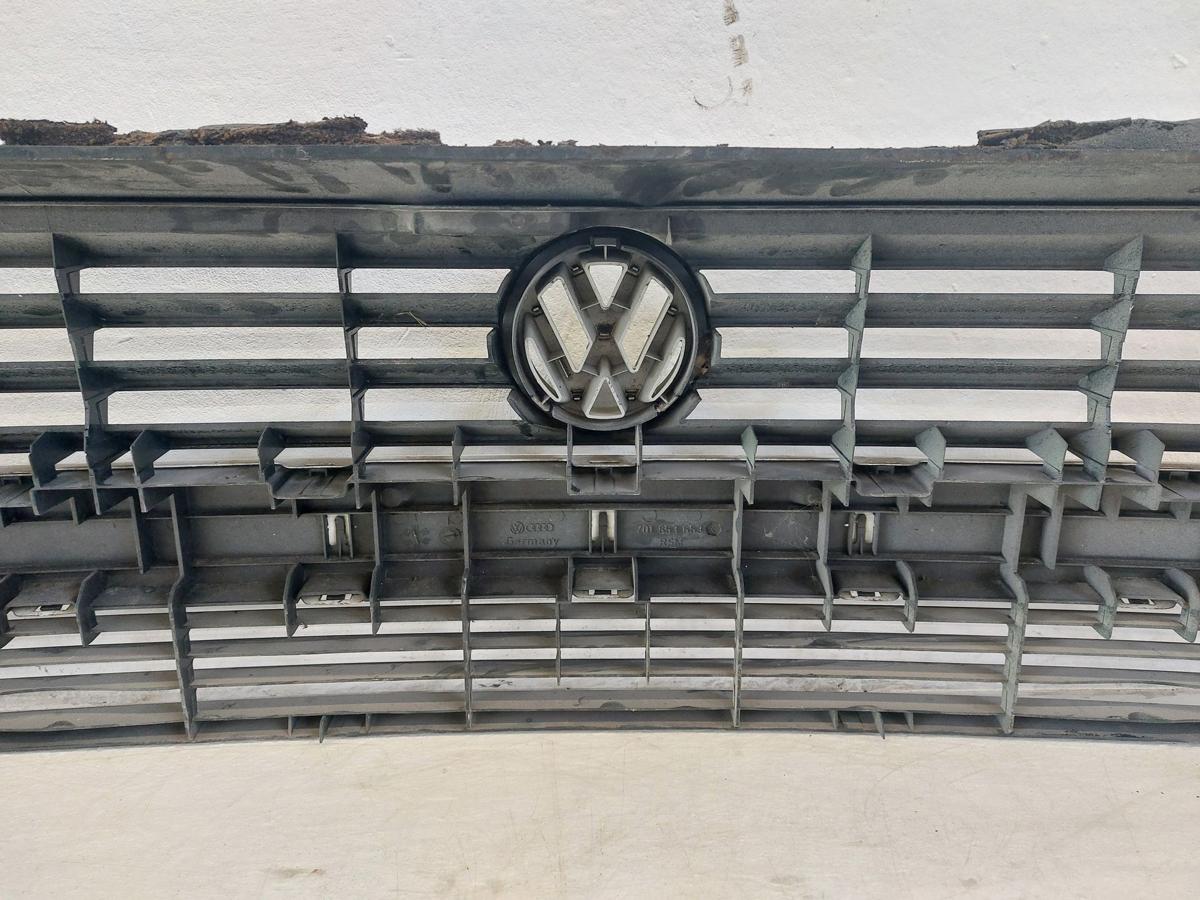VW T4 Caravelle Grill Frontgrill Kühlergrill mit Leiste kurze Front weiss OEM