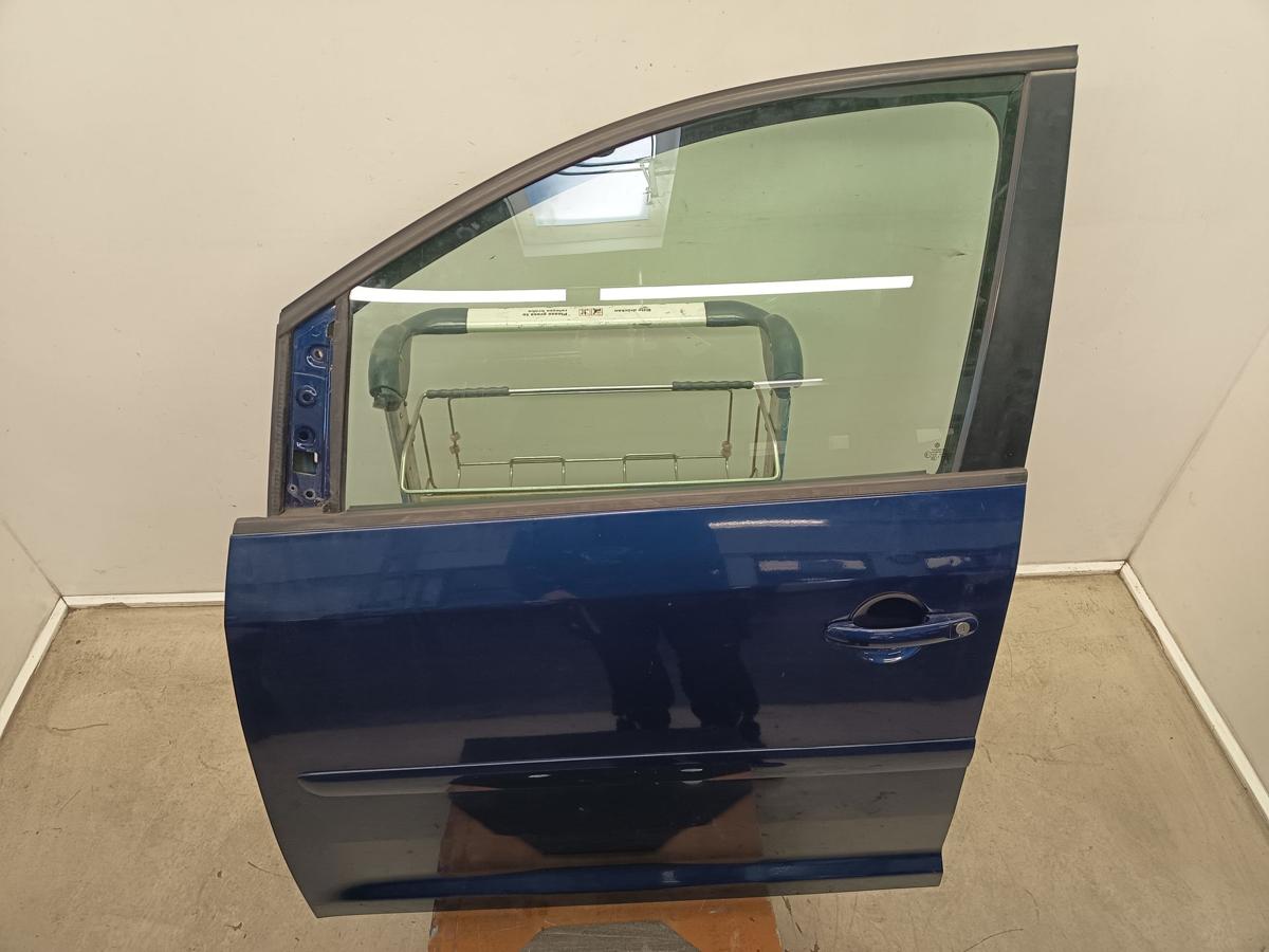 VW Touran 1T original T&uuml;r vorn links Fahrer B5N Indigoblau Bj 2006