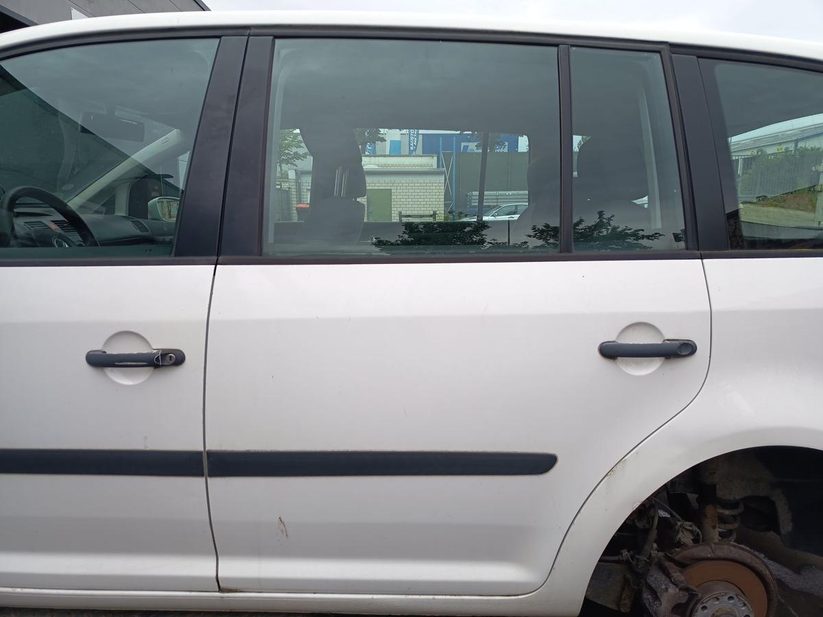 VW Touran 1T original T&uuml;r hinten links LB9A Candyweiss Baujahr 2004