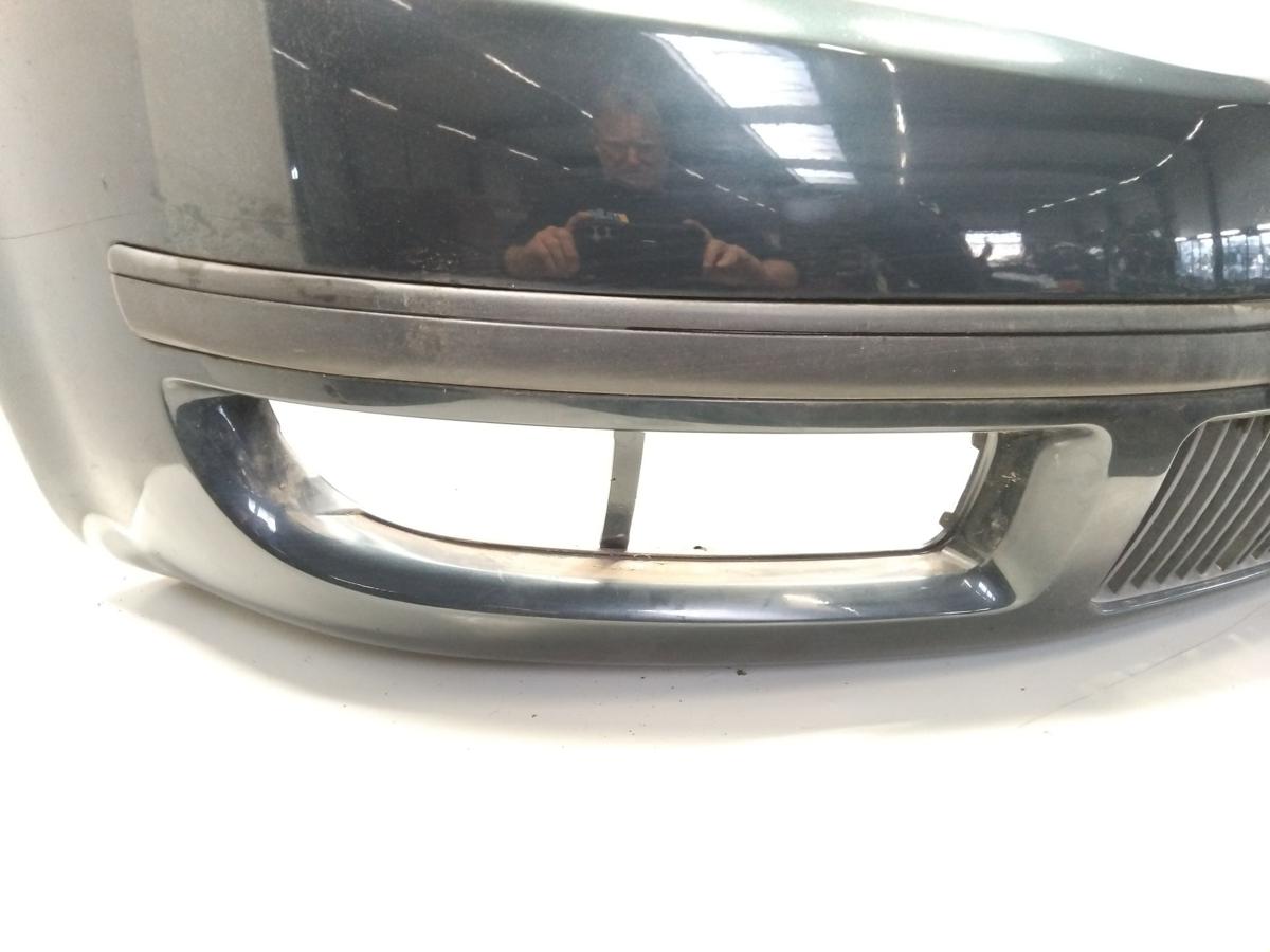 Skoda Superb 1 3U orig.Stoßstange Stossfänger vorn BJ2003 LF6J canadian green Perl.