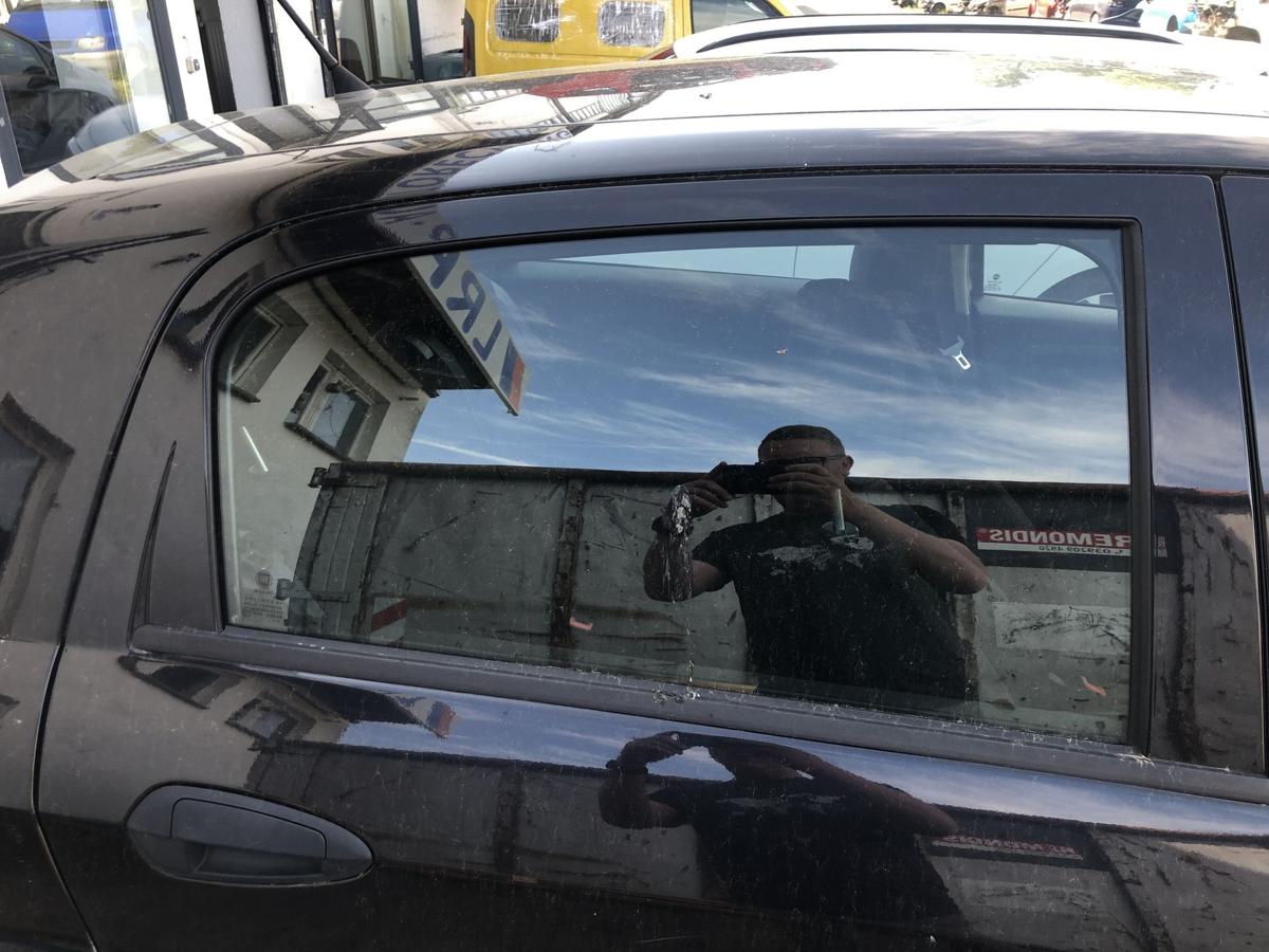 Fiat Punto EVO 199 T&uuml;rscheibe hinten rechts Fondt&uuml;r Colorglas Scheibe