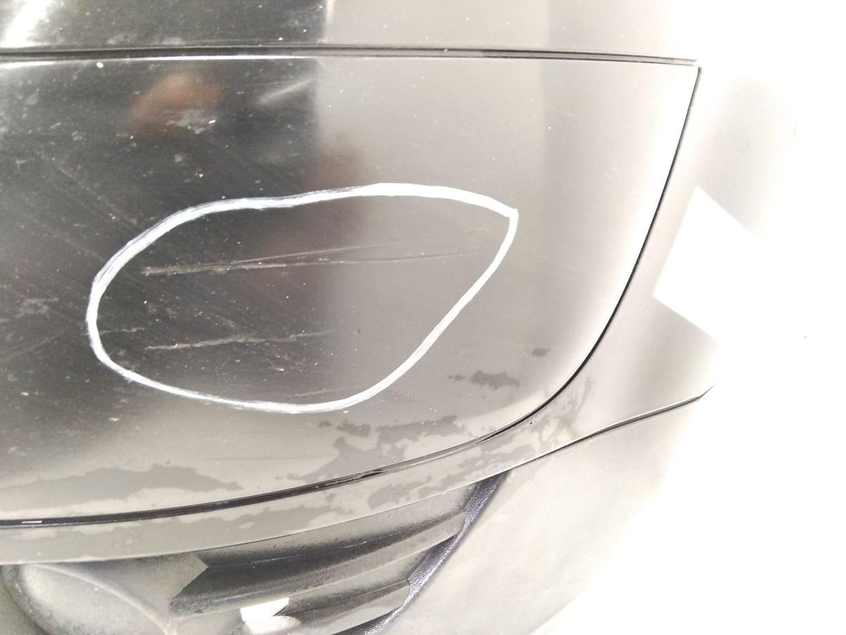 VW Fox 5Z original Sto&szlig;f&auml;nger Sto&szlig;stange vorn brillantschwarz L041 LY1C Bj.2005