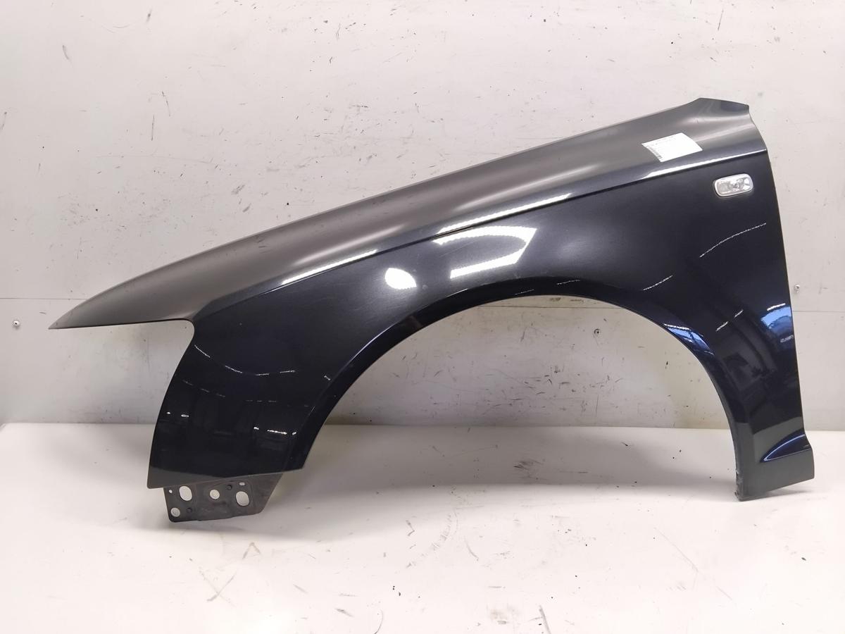 Audi A6 4F original Kotfl&uuml;gel vorn links LZ9W Ebonyschwarz Metallic BJ2004
