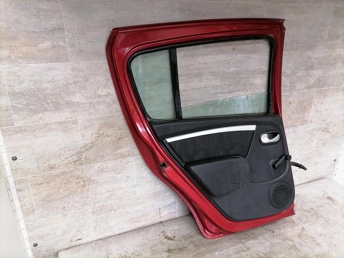 Dacia Sandero BJ08 Tür hinten links TEB76-Rouge de Feu Perleffekt