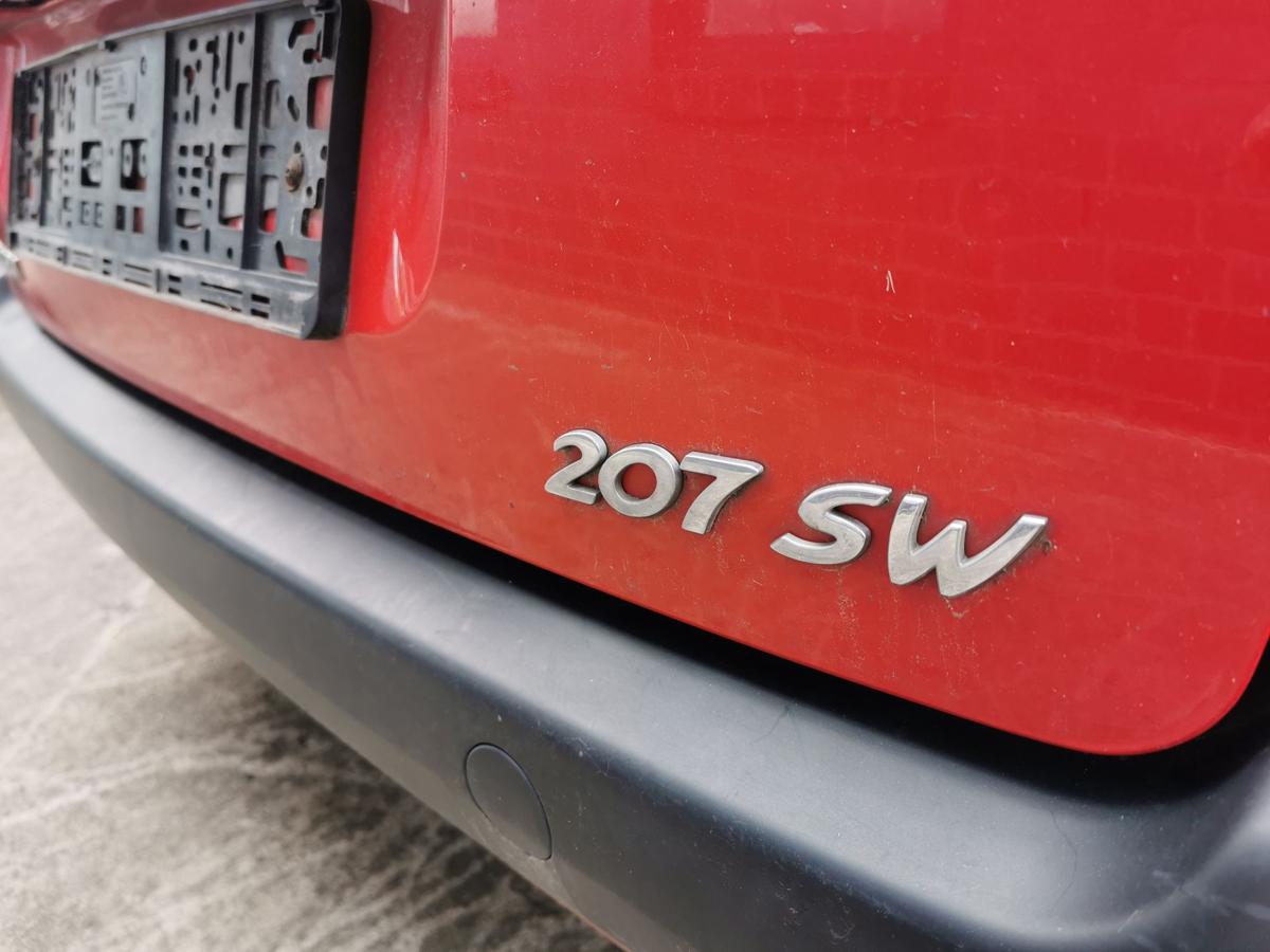 Peugeot 207 SW WE Heckklappe Klappe hinten Heckscheibe öffnend KKN Rouge Aden