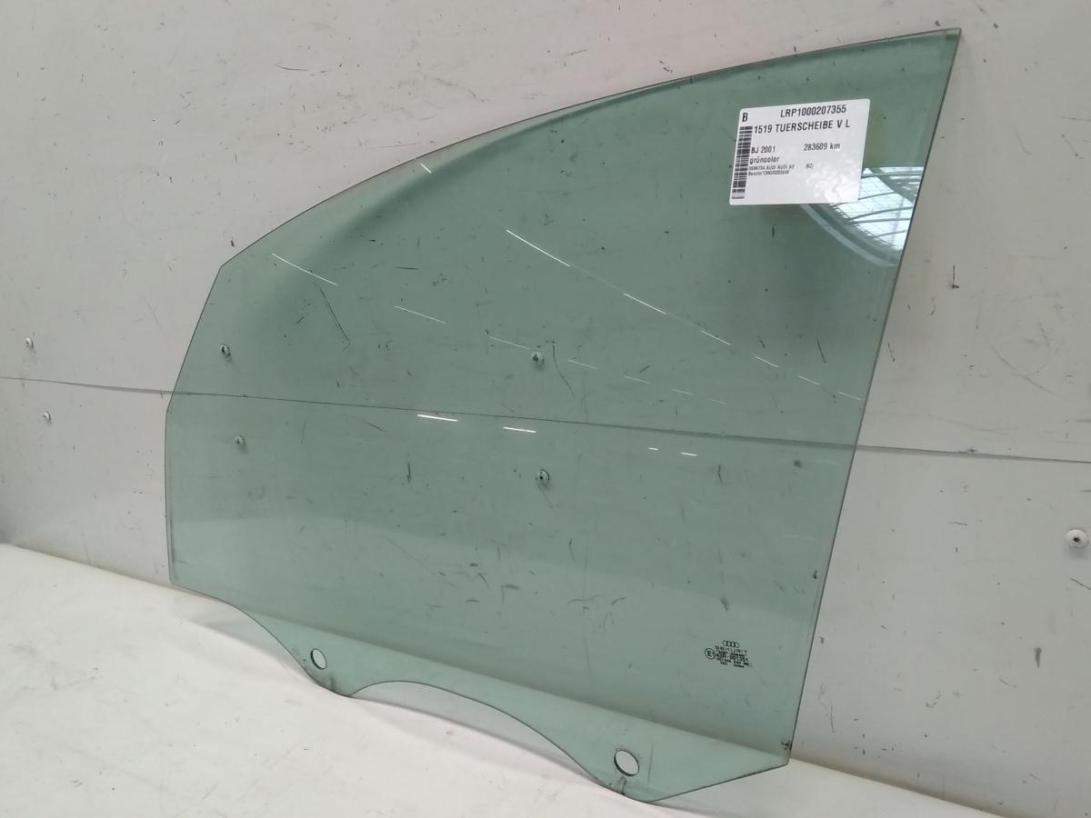Audi A2 8Z T&uuml;rscheibe vorn links gr&uuml;ncolor Bj.2001