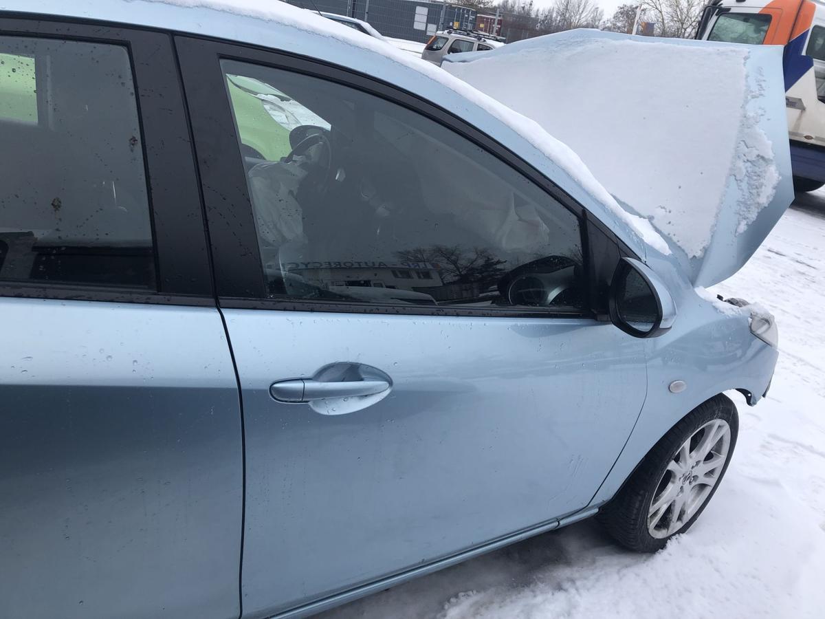 Mazda 2 Typ DE T&uuml;r vorne rechts Beifahrert&uuml;r Autot&uuml;r Rohbau 33Y Icy Blue Met