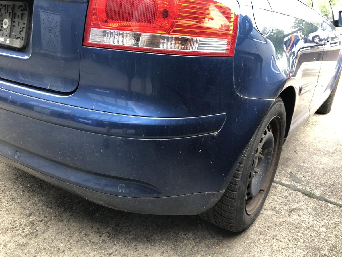 Audi A3 8P ab05 Sto&szlig;f&auml;nger hinten Hecksch&uuml;rze 3 t&uuml;rer PDC LZ5C Mauritius Blau