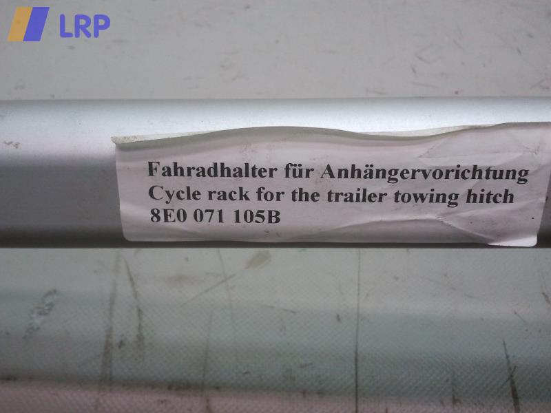 Audi A4 8E original Fahrradhalter Fahrradträger für Anhängerkupplung 8E0071105B